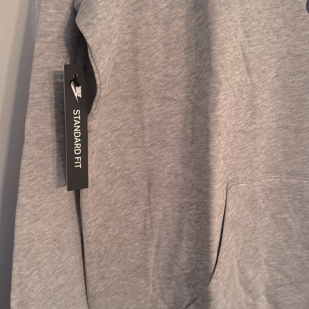 Nike Women’s lightweight heather gray hoodie NWT L - Picture 4 of 6
